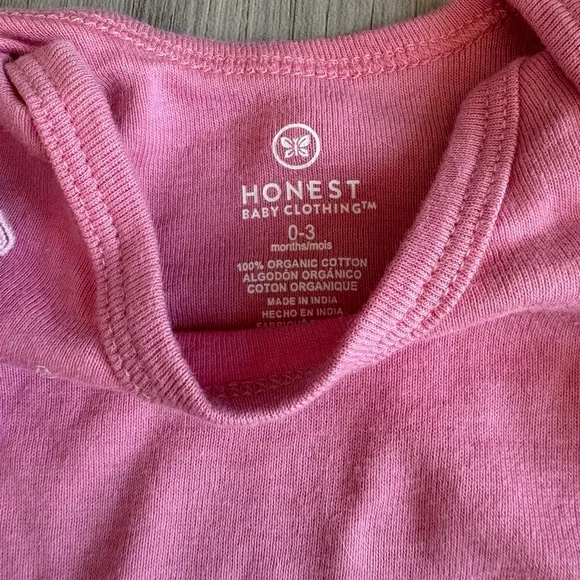 Honest Baby Onesie Bundle- Size 3M - Picture 2 of 2